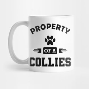 Collie dog - Property of a collies Mug